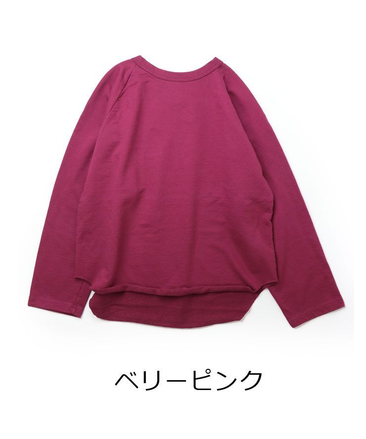 WALLA WALLA SPORT ワラワラスポーツ ルーズ ベースボール スウェット ベリーピンク レディース 130081-SR