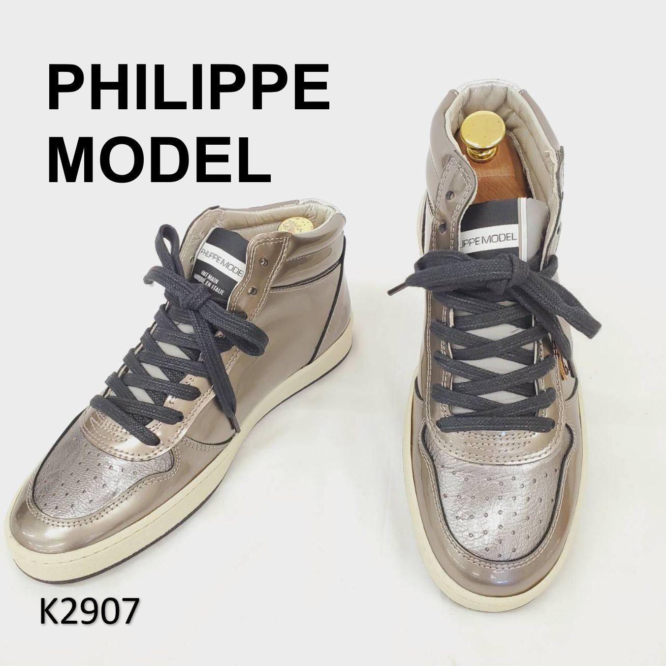 フィリップモデル　新品　LAKERS　ハイカットスニーカー　激レア　EU36 フィリップモデル 新品 LAKERS ハイカットスニーカー 激レア EU36