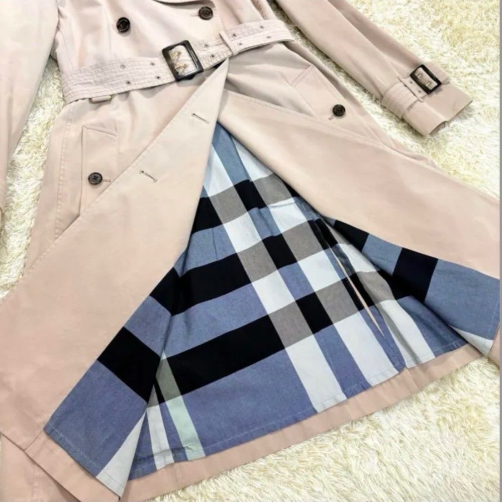 バーバリーロンドンイングランド トレンチコート メガチェック ノバチェック GULLKHAN_COM