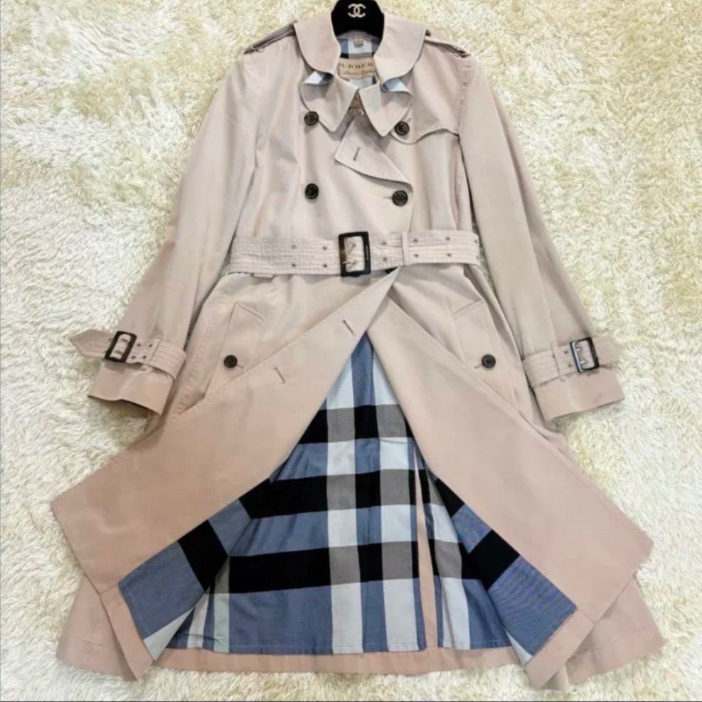 バーバリーロンドンイングランド トレンチコート メガチェック ノバチェック