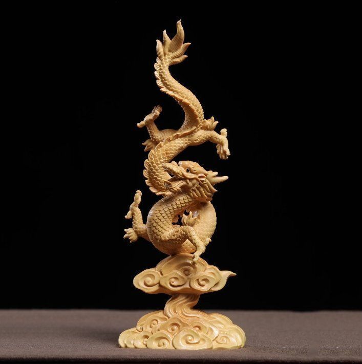 風水グッズ 昇り龍 置物 玄関 置物 木彫り 木彫り龍 昇り龍 風水 龍の置物