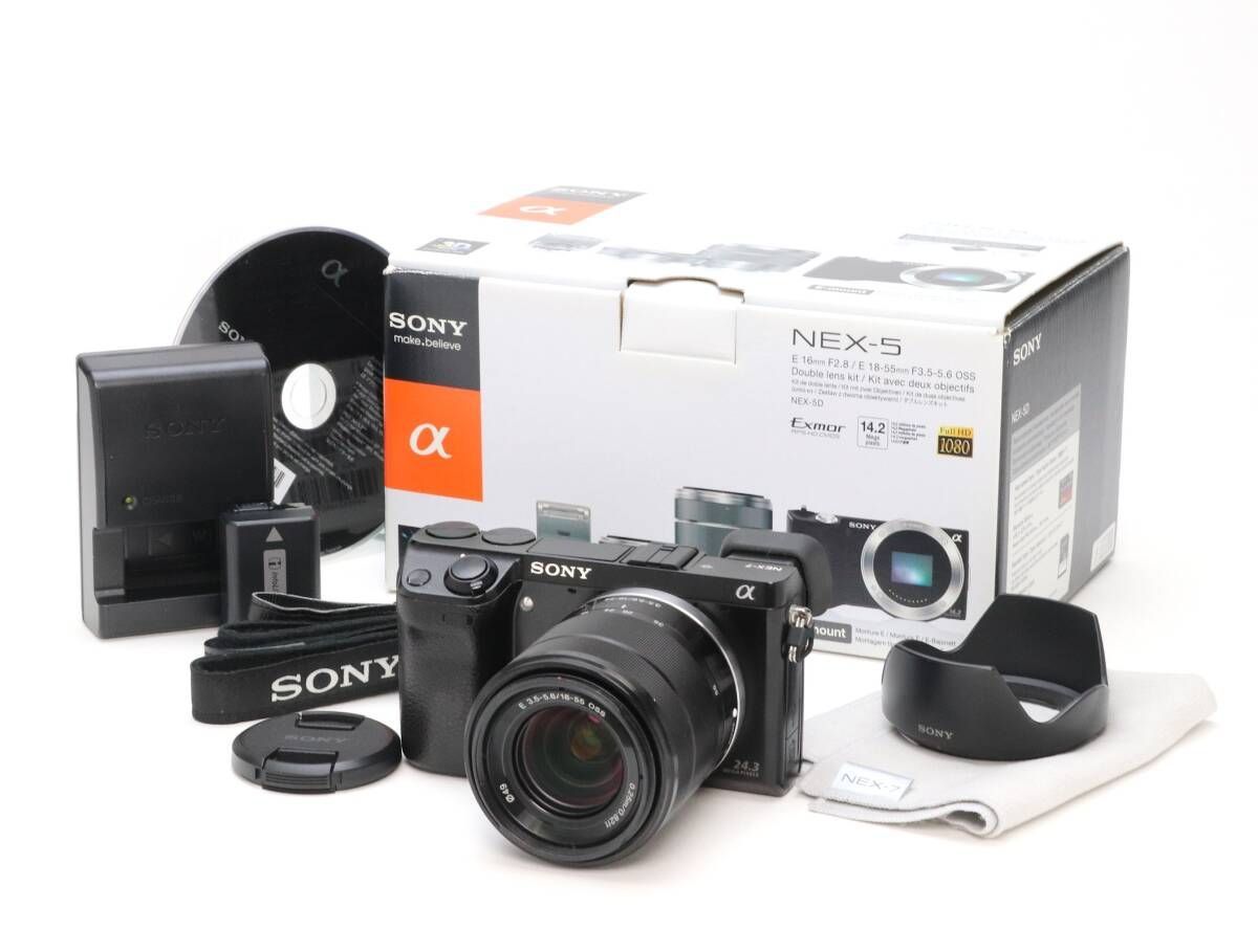 B+ (並品) SONY ソニー α NEX-7 E 18-55mm F3.5-5.6 OSS ズームレンズ 