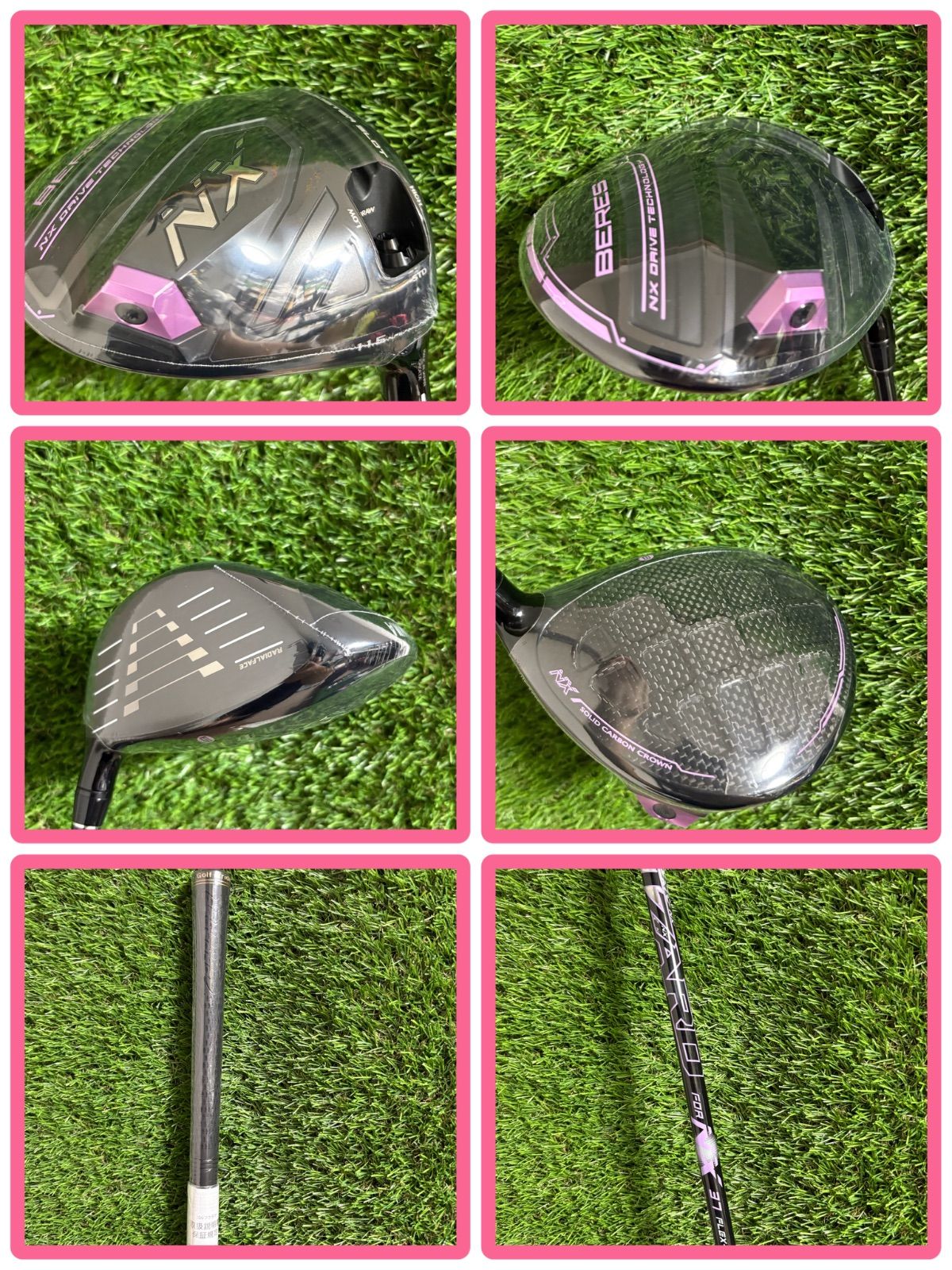 レディース新品！高級ホンマBERES NX フルセット9本新品バッグ付きL レディース新品！高級ホンマBERES NX フルセット9本新品バッグ付きL