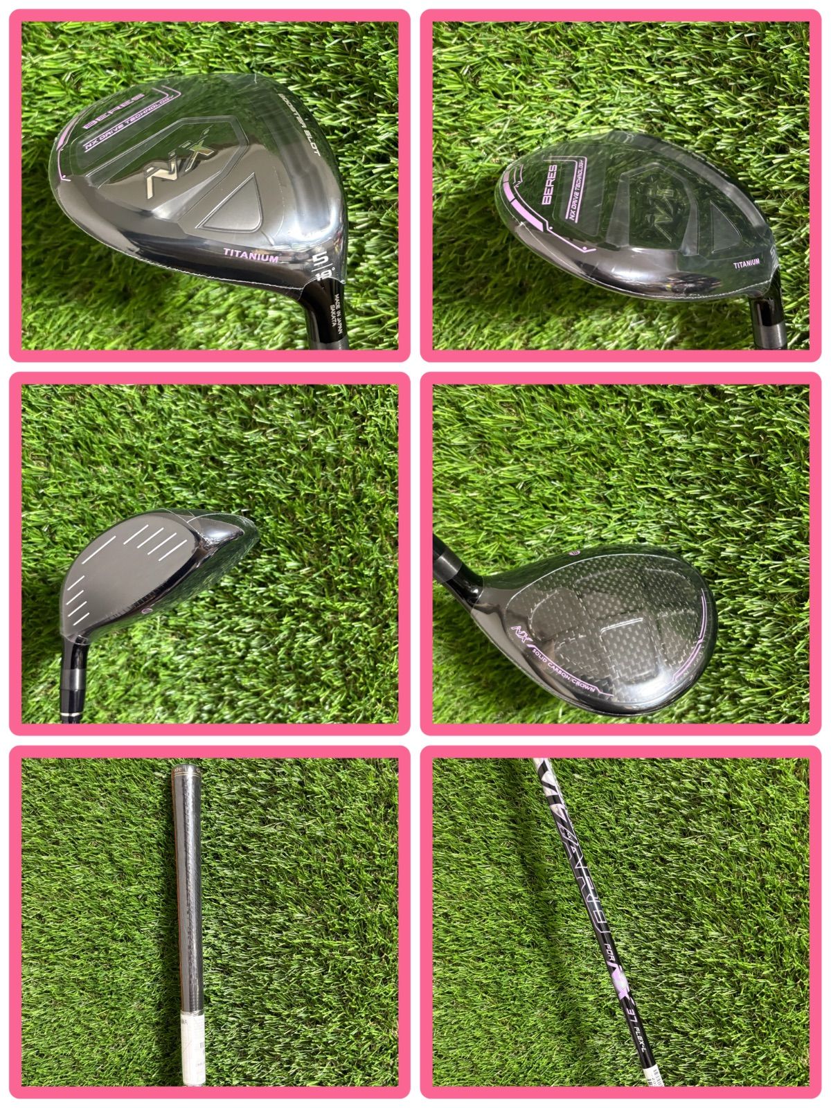 レディース新品！高級ホンマBERES NX フルセット9本新品バッグ付きL レディース新品！高級ホンマBERES NX フルセット9本新品バッグ付きL