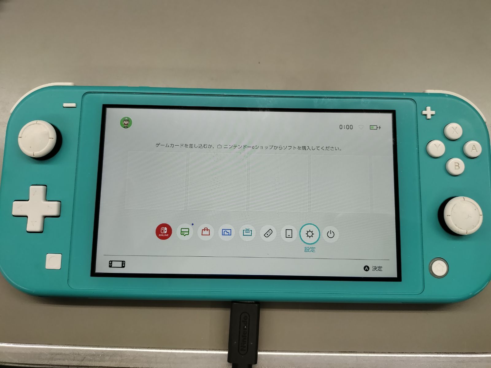 ジャンク本体 Nintendo Switch Lite ターコイズ 動作不 50-51 AR_KOOLFOOD_TN