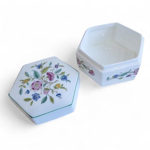 MINTON ミントン ハドンホールグリーン ヘキサゴン 小物入れ シュガー