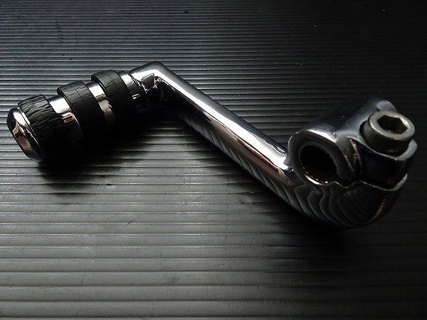 ハーレー スポーツスター XL1200R-I 取り外し汎用 メッキシフトペダル ♪ F187