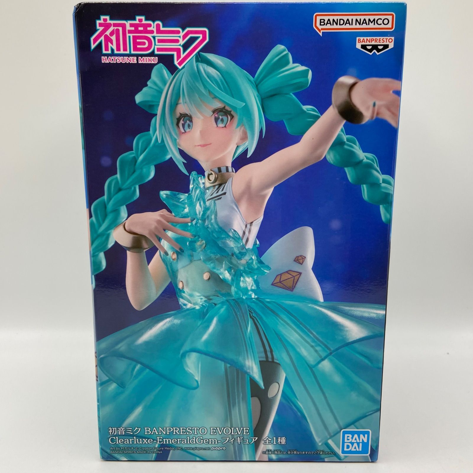 初音ミク　BPEV ClearLuxe　EmeraldGem フィギュア✕10個 未開封 初音ミク BANPRESTO EVOLVE ClearLuxE-EmeraldGem