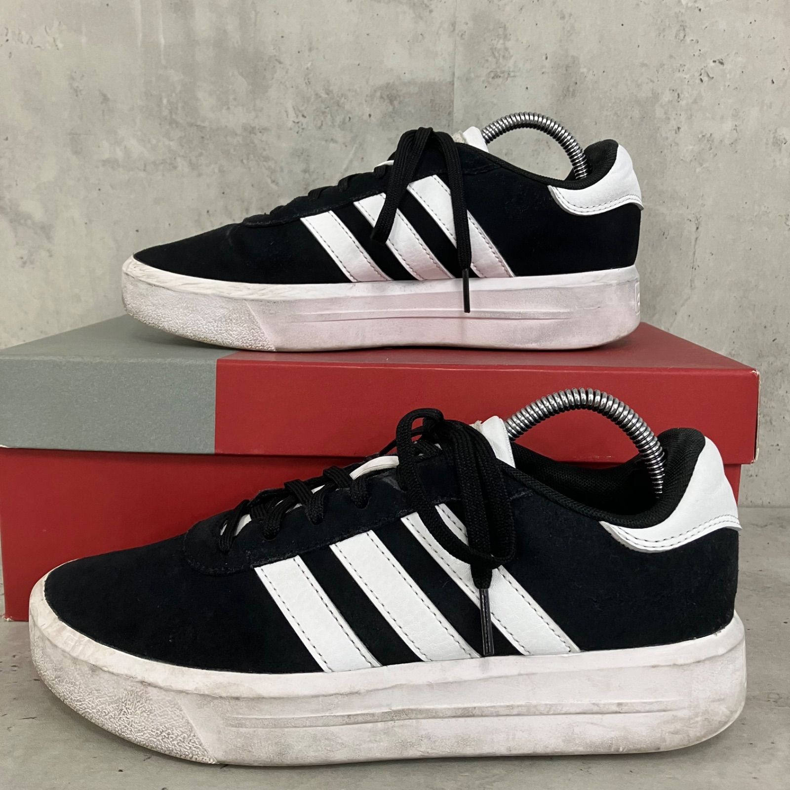 厚底】adidas COURT SILK アディダス コートシルク W IG8610 23.5cm 