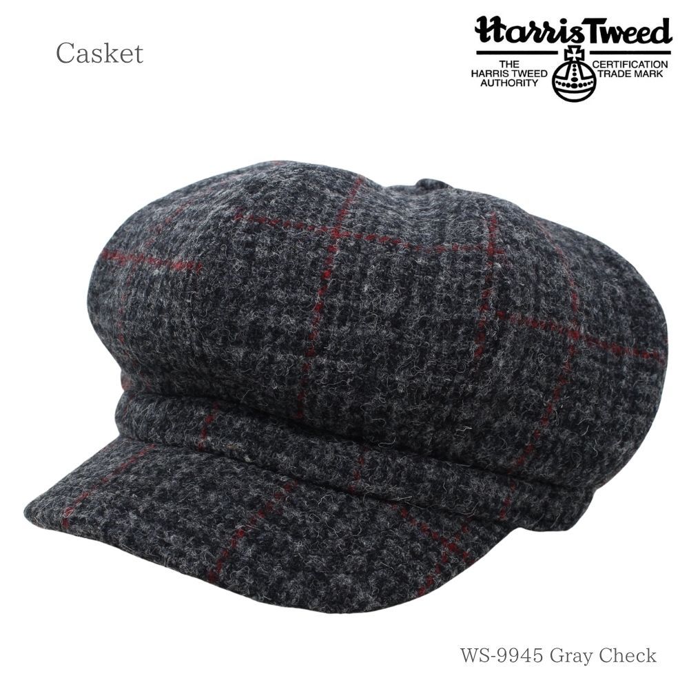 帽子 冬 ハリスツイード Harris Tweed キャスケット ブラックラベル 100周年記念モデル 3 WAY メンズ レディース ウール 100％ 秋冬 クラシック