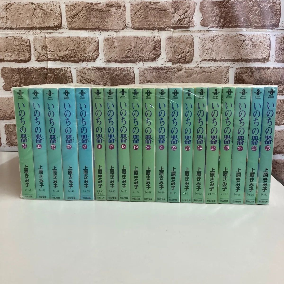 いのちの器 全39巻 上原きみ子 秋田文庫 いのちの器 文庫版1