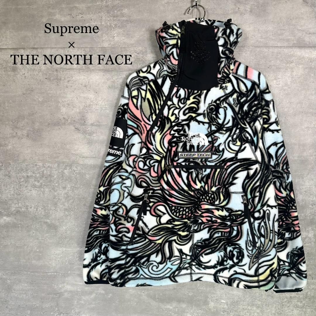 シュプリーム × ザノースフェイス』(S) スティープ テック プル