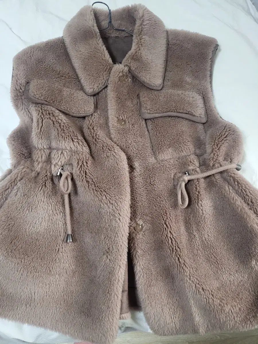 シープスキン キルティング BEST ベスト ベスト ブラウン