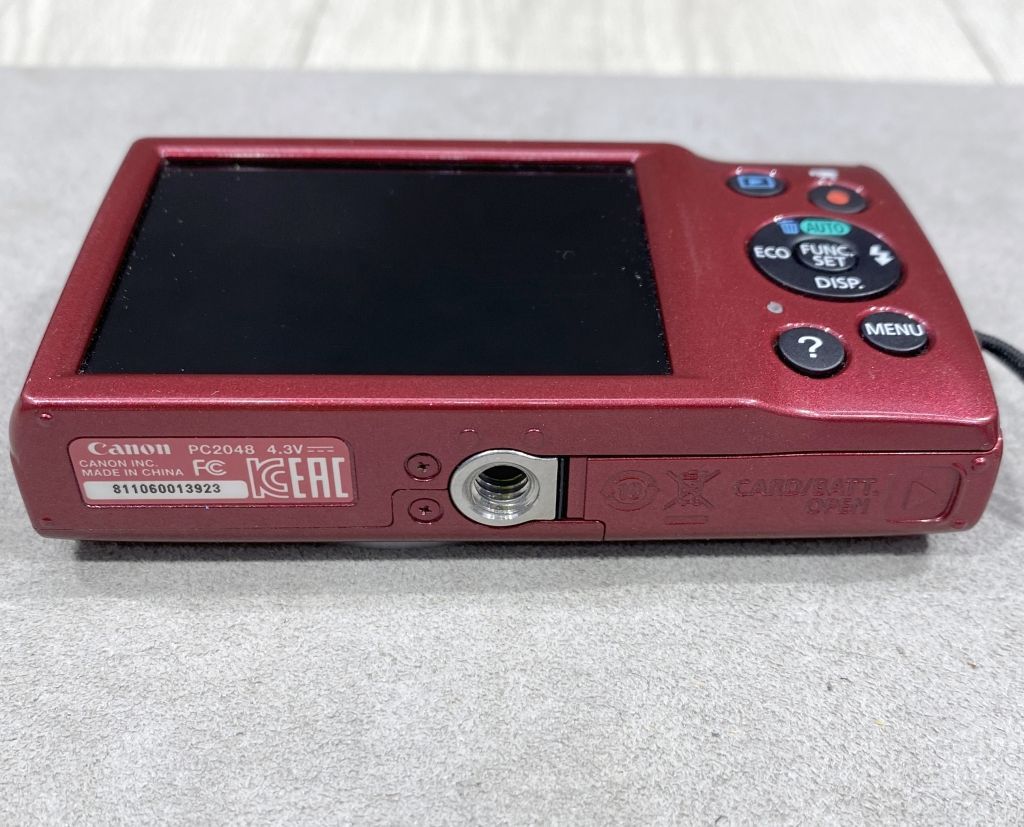  動作品 Canon デジカメ IXY 120 レッド PC 2048 コンパクトデジタルカメラ デジタルカメラ