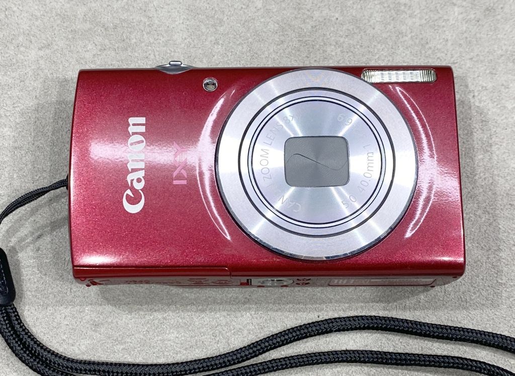 動作品 Canon デジカメ IXY 120 レッド PC 2048
