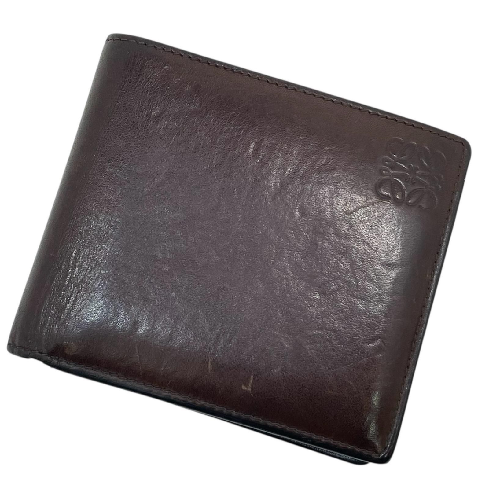 LOEWE ロエベ アナグラム 二つ折り財布 ブラウン 尾張小牧店