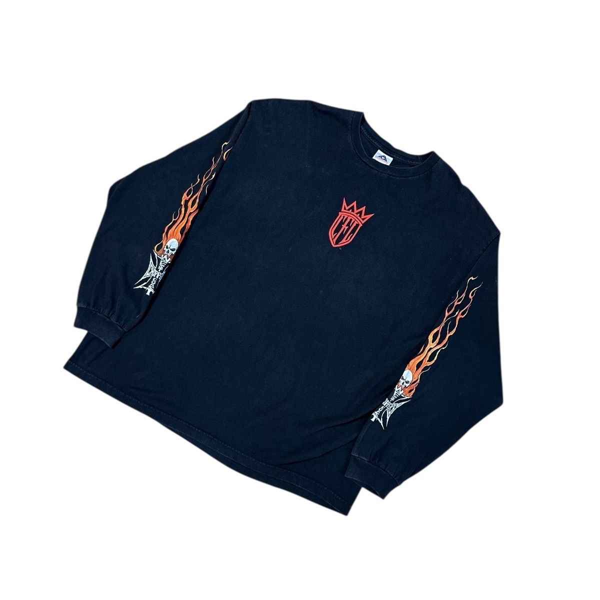 00s West Coast Choppers Flame × Skull L S