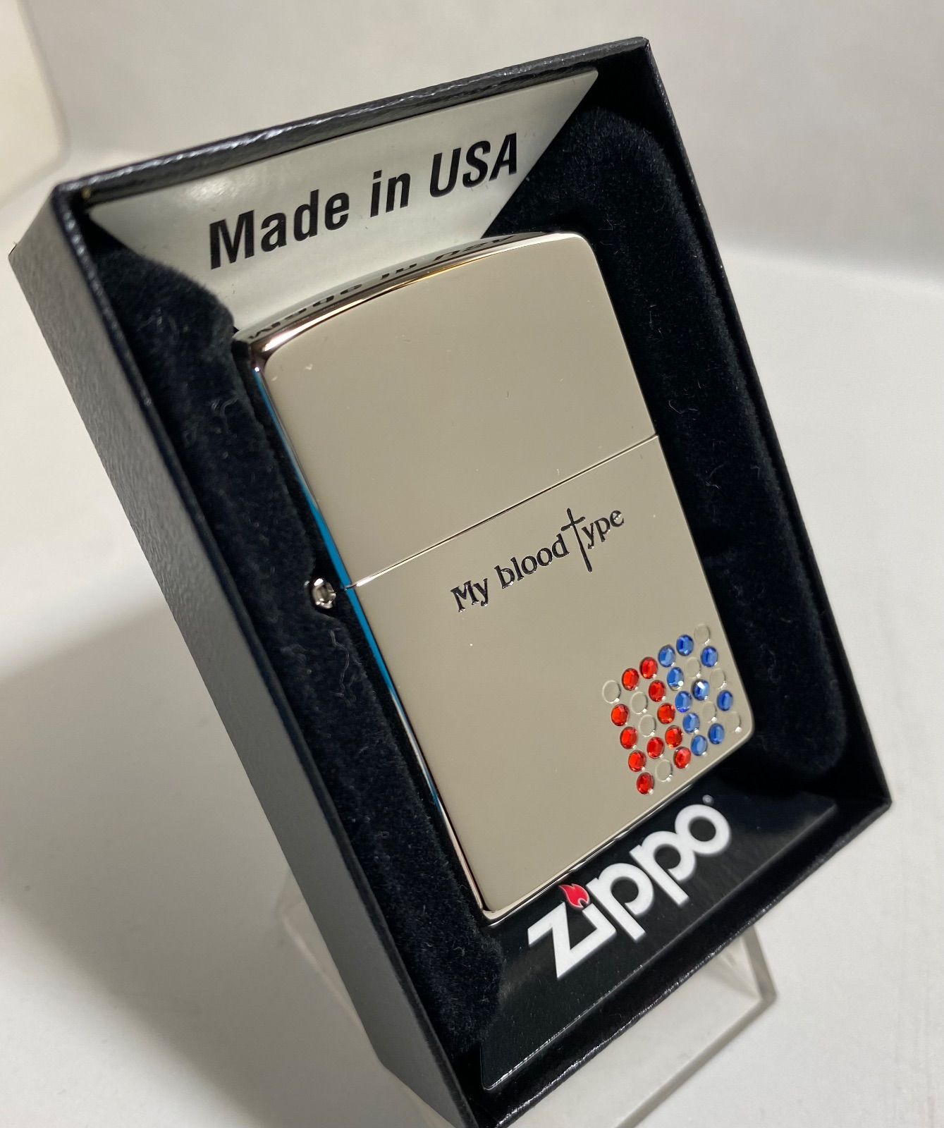 ZIPPO ジッポー ライター My Blood Type AB 血液型 MB-NPAB ZIPPO