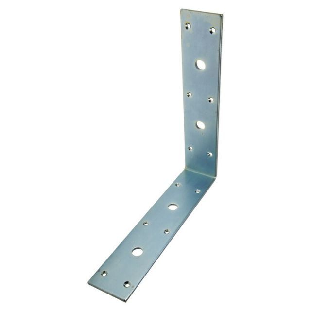 両面幅広アングル 60×270×270 5個 補強金物 隅金 幅広 取付 接合 金具 金折 L型金具 DIY 八幡ねじ