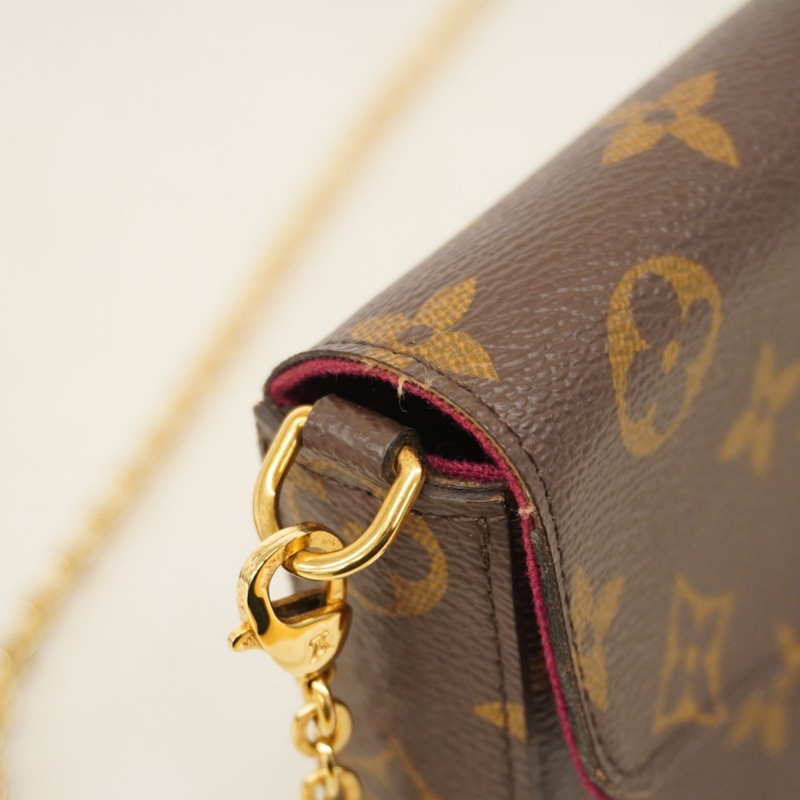 一覧爆安！ ルイ ヴィトン Louis Vuitton ルイ ヴィトン ショルダーウォレット モノグラム ポシェットフェリシー M61276 ブラウン フューシャレディース