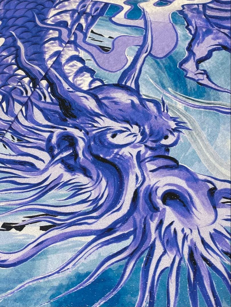 手描き 訪問着 仮絵羽 未仕立て品 パンダ 正絹 八掛付き 舞台衣装 大衆演劇 手描き 訪問着 仮絵羽 未仕立て品 パンダ 正絹 八掛付き 舞台衣装 大衆