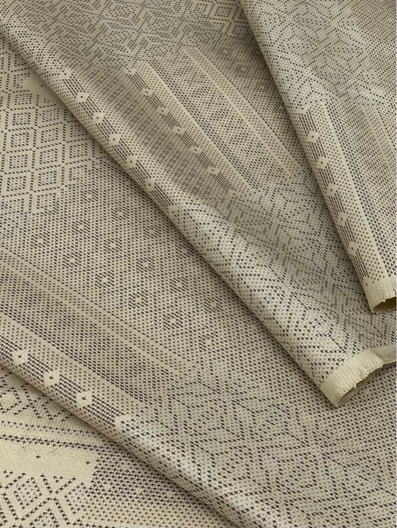 仙太郎 本場大島紬 重ね染め 草木染 反物 「陽光の美」 正絹 C273