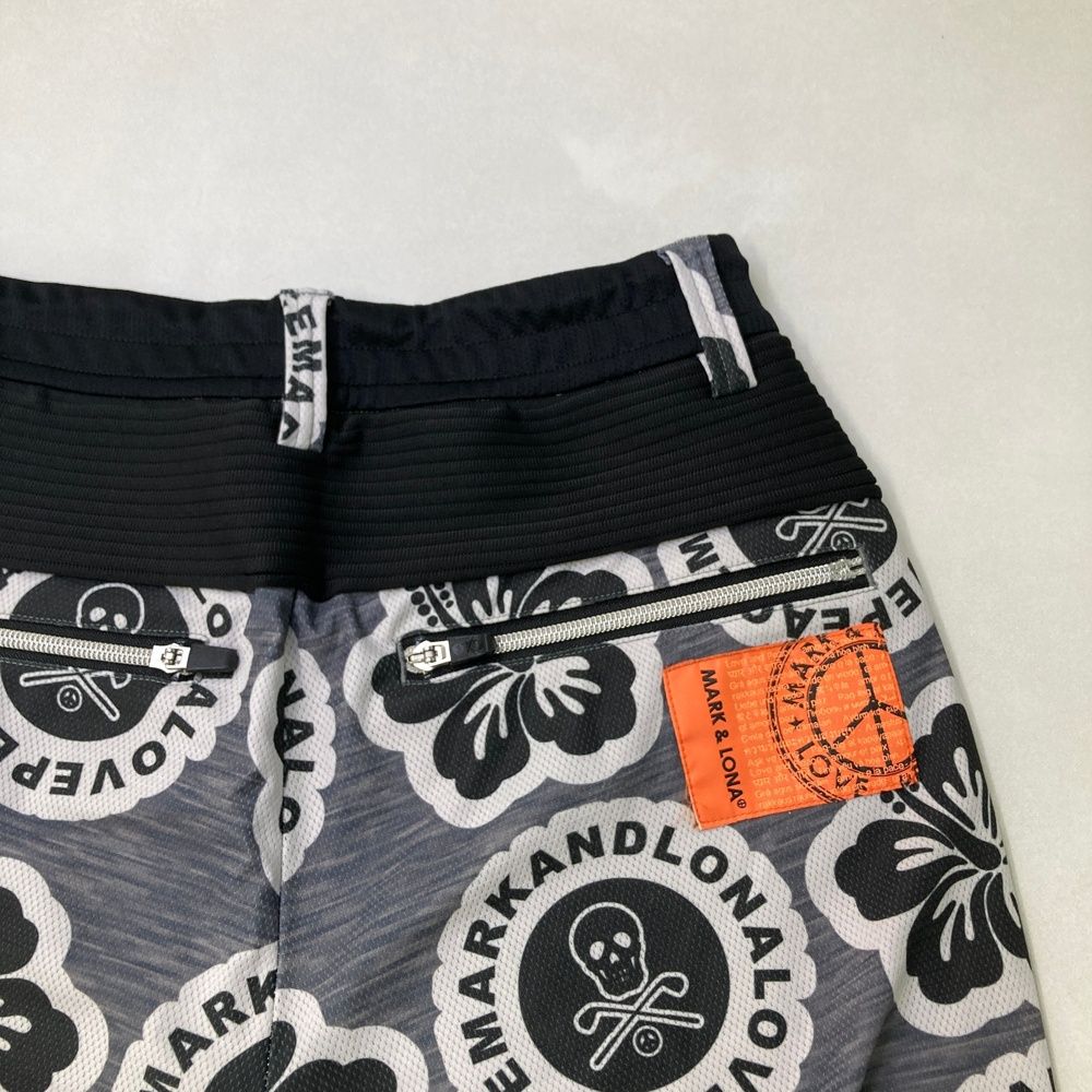 サイズ 44 MARK-LONA マークアンドロナ ハーフパンツ ハイビスカス 総柄 ブラック系 240101544361 ゴルフウェア メンズ ストスト LLC-HASEGAWATOSO_COM