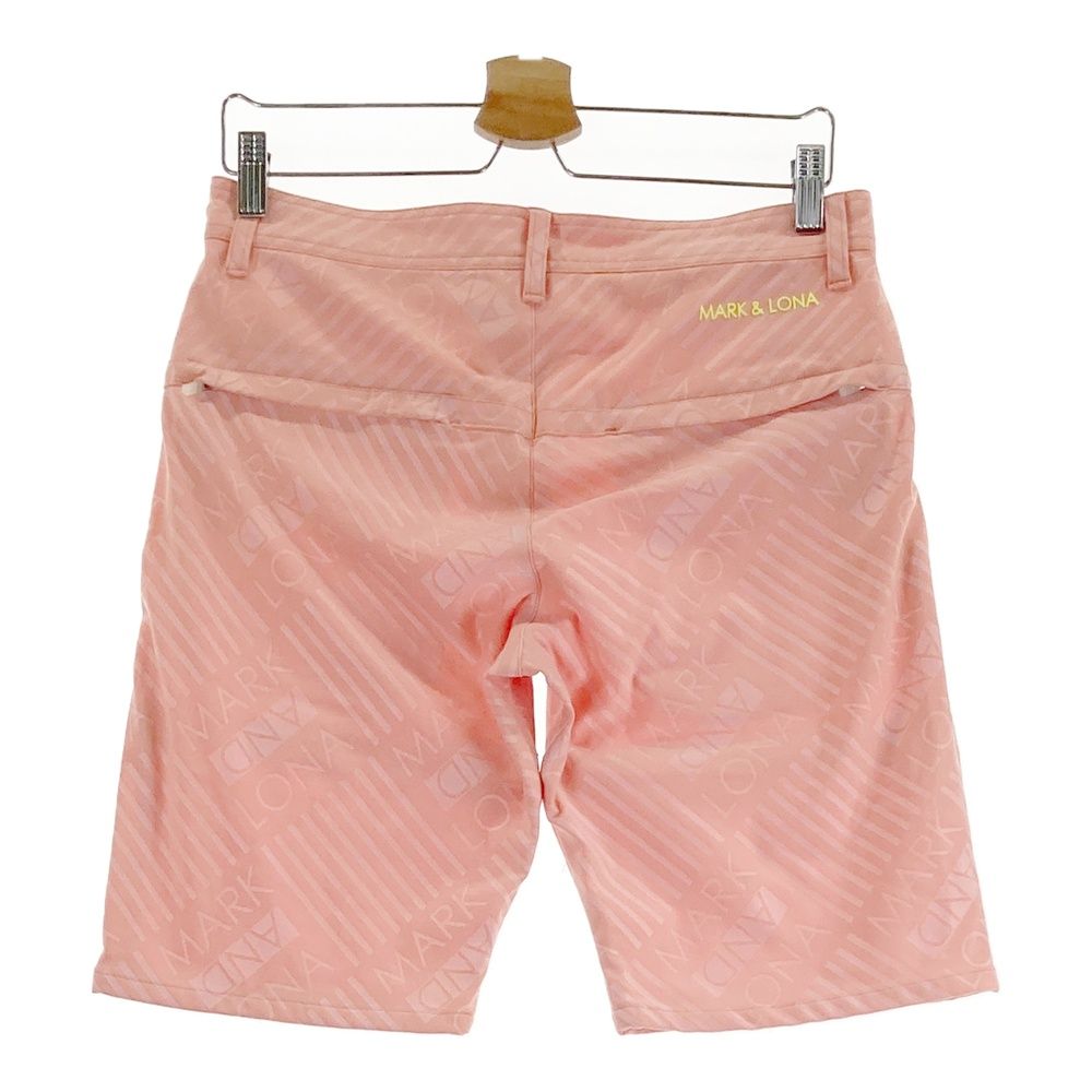 サイズ M MARK-LONA マークアンドロナ ハーフパンツ 総柄 ピンク系 240101544362 ゴルフウェア メンズ ストスト