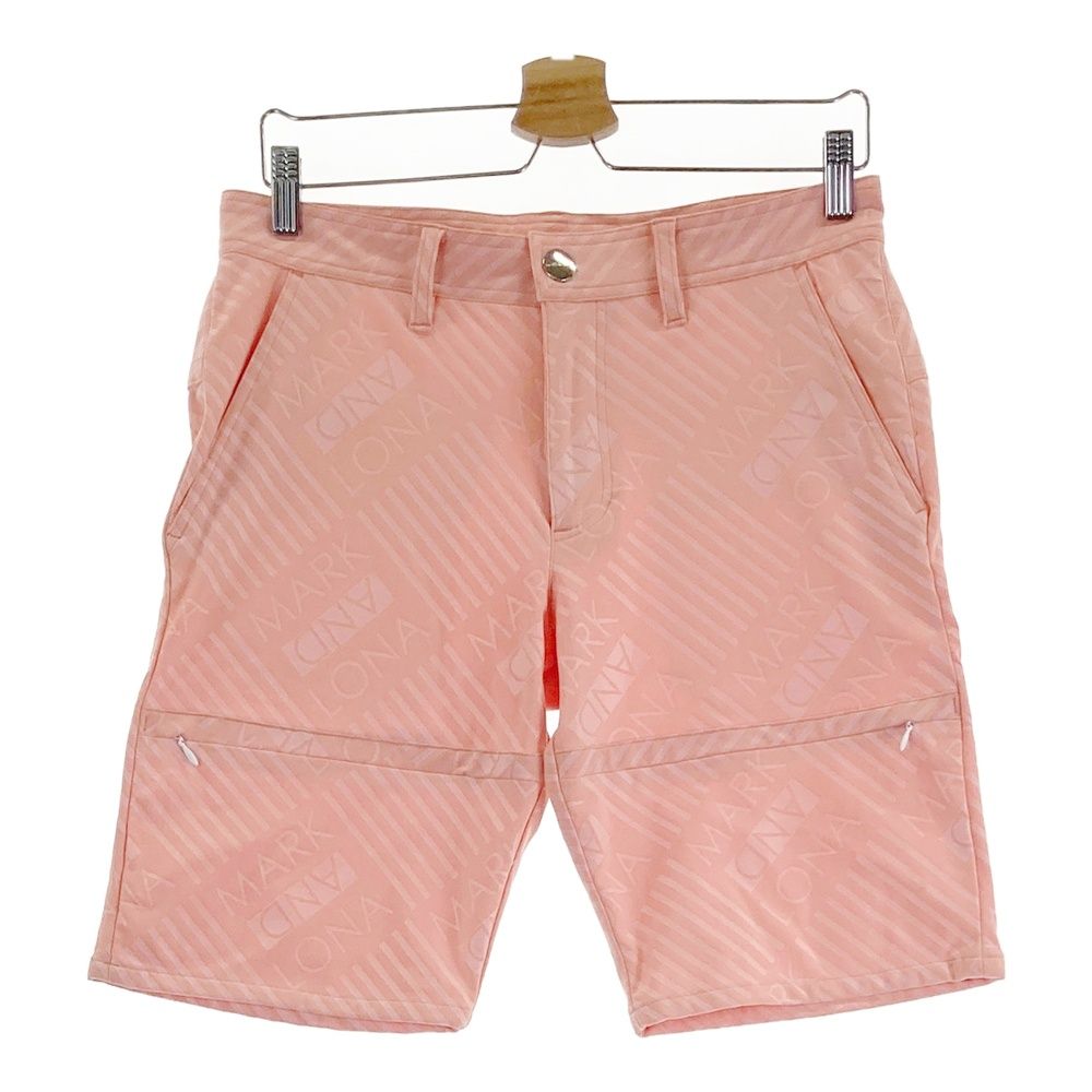 サイズ M MARK-LONA マークアンドロナ ハーフパンツ 総柄 ピンク系 240101544362 ゴルフウェア メンズ ストスト