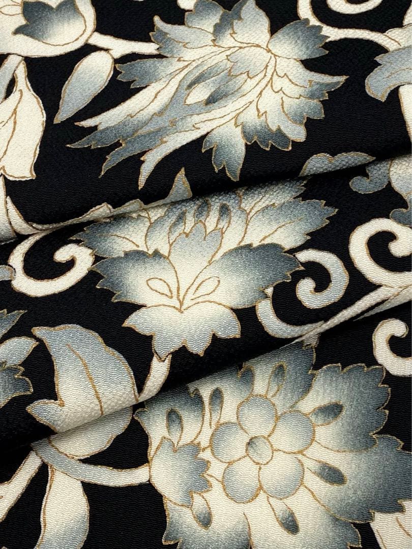 竹笹 洒落袋帯 金彩 手描き 鬼しぼちりめん 正絹 Q1180 竹笹 洒落袋帯 金彩 手描き 鬼しぼちりめん 正絹 Q1180 竹笹 洒落袋帯 金彩