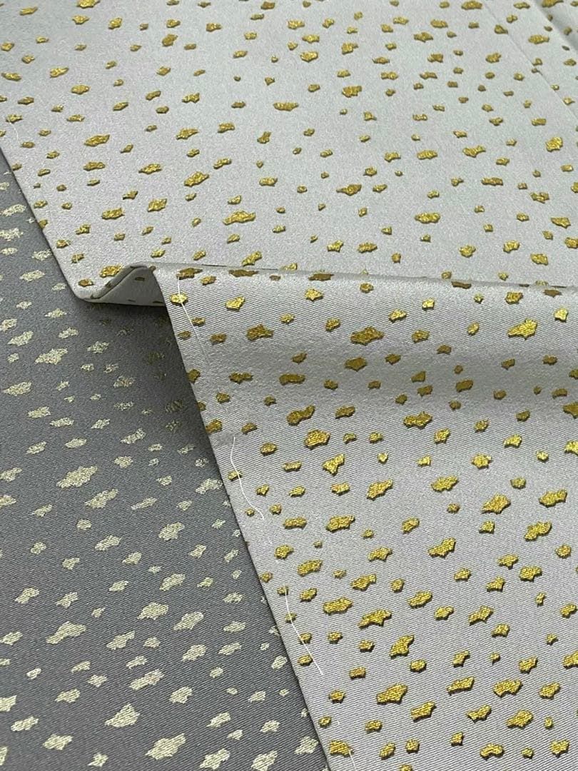 別誂 福田喜三郎 落款入 訪問着 金彩 箔 暈し染 正絹 躾糸付き 別誂 福田喜三郎 落款入 訪問着 金彩 箔 暈し染 正絹 躾糸付き K411