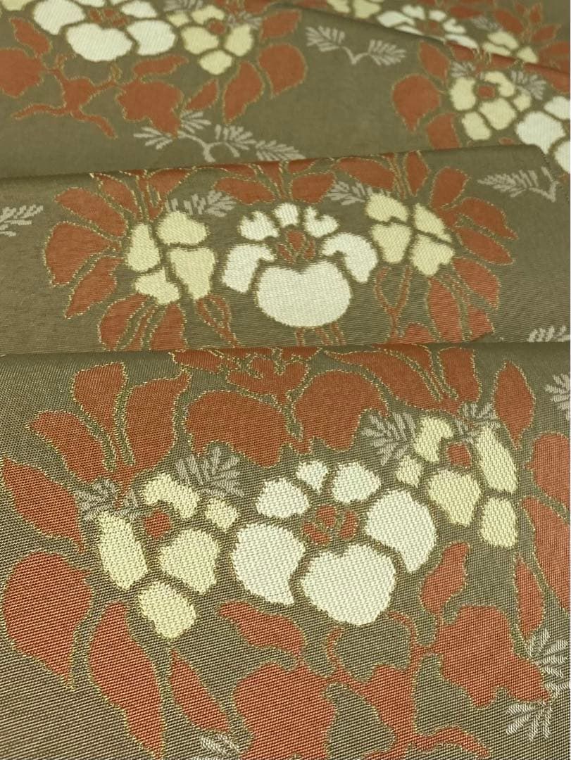 人間国宝 北村武資 重要無形文化財保持者 経錦 袋帯 金糸 六通