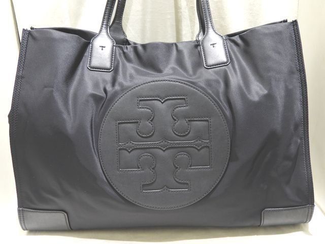 TORY BURCH トリーバーチ トートバッグ ☆ 工場 ブラック ナイロン
