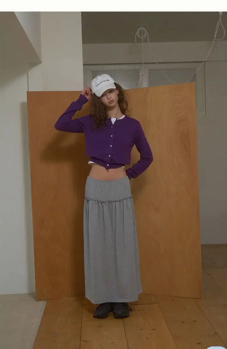  LOVE バイムード ウール カーディガン Heart Wool Cardigan grape 長袖 カーディガン ボレロ アンサンブル