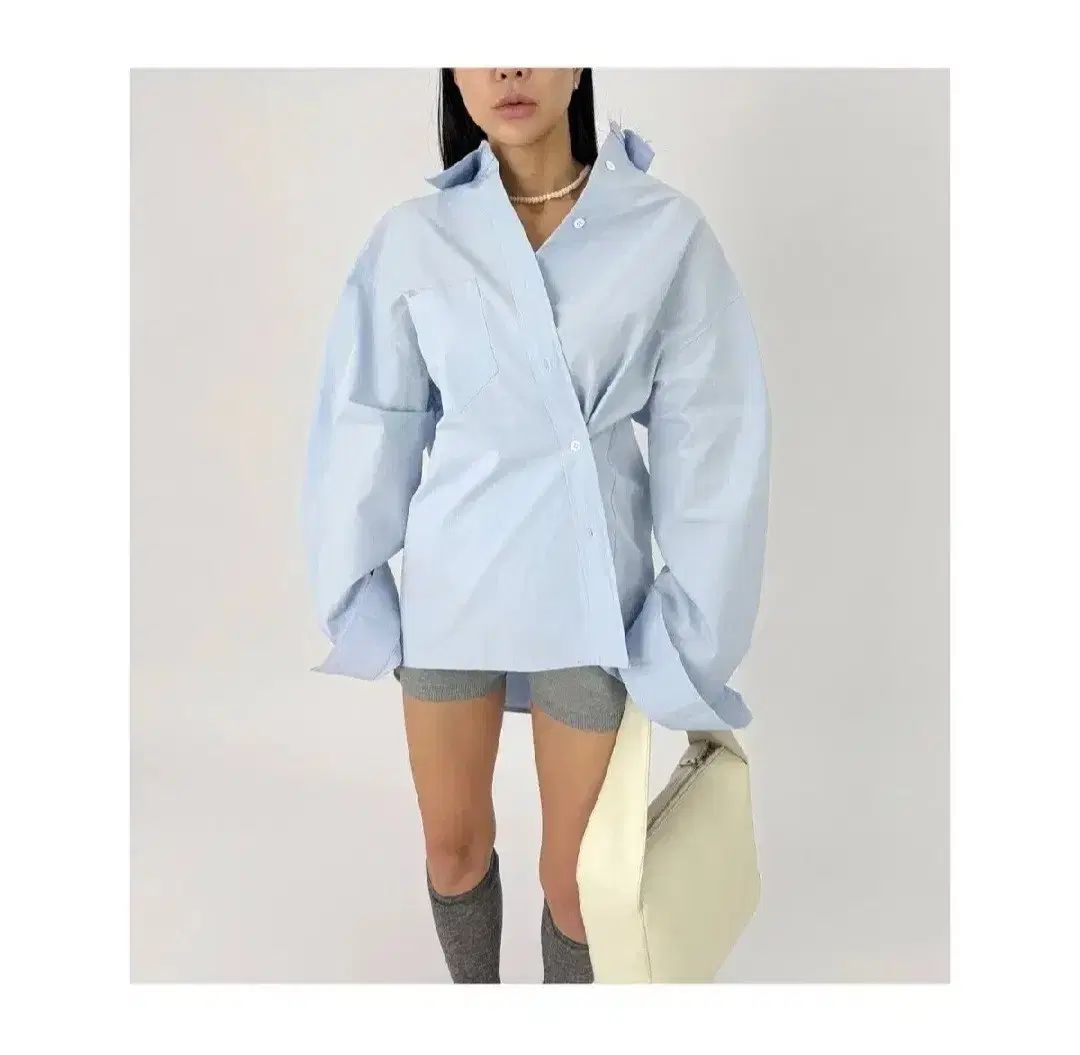 デノリタ ラブクロージャー オックスフォード シャツ - ブルー Free!