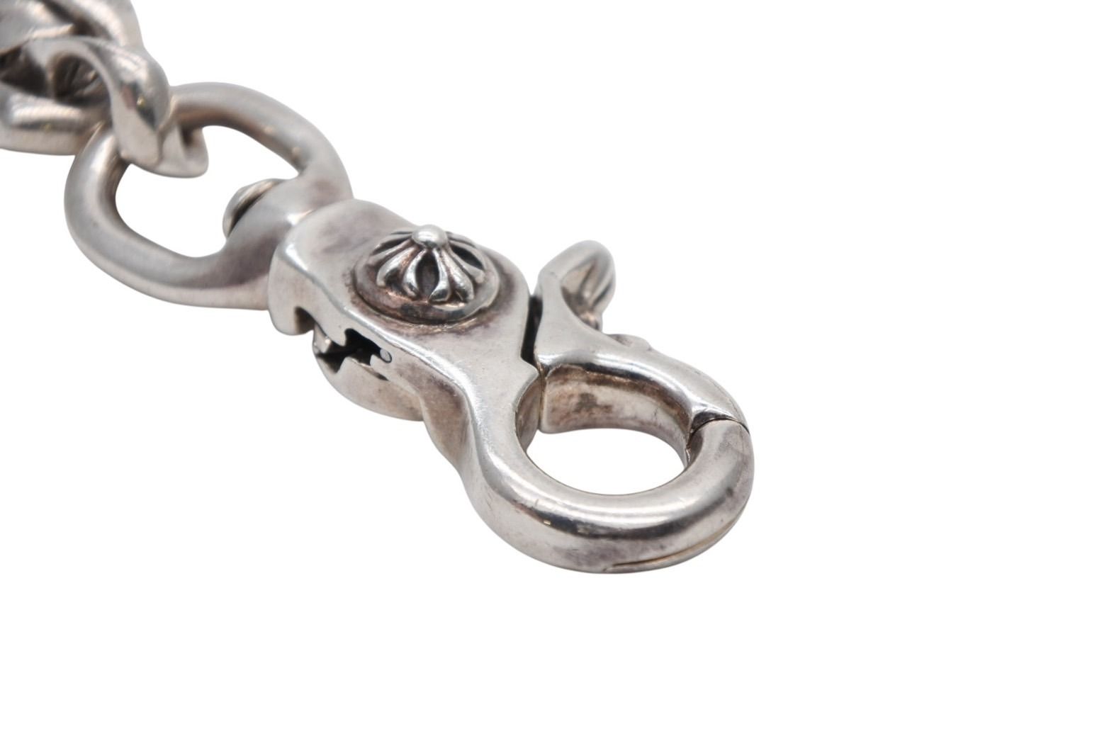 ファンシークロス ウォレットチェーン シルバー 925刻印 メンズ S9