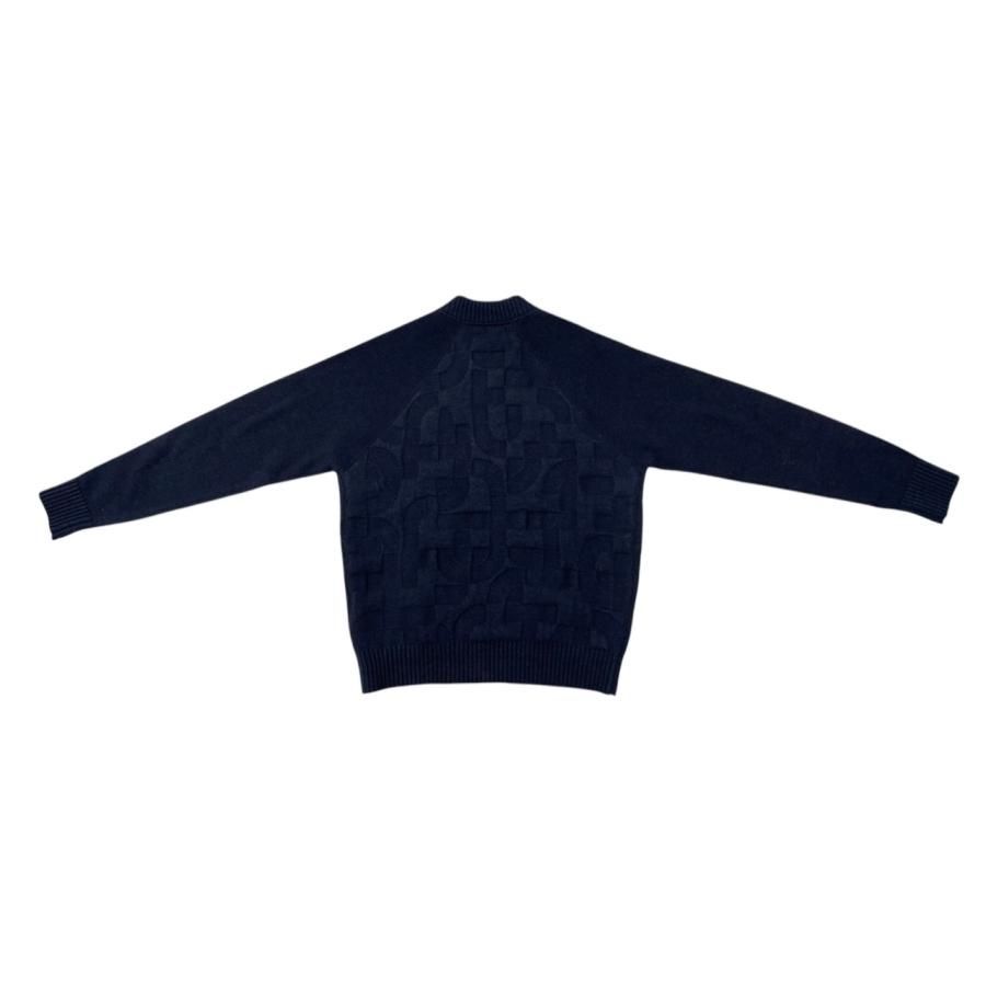 E3768 エルメス ブルゾン マイヨンパズル3D ジップジャケット H467300HA01ME Mサイズ マリン ネイビー HERMES