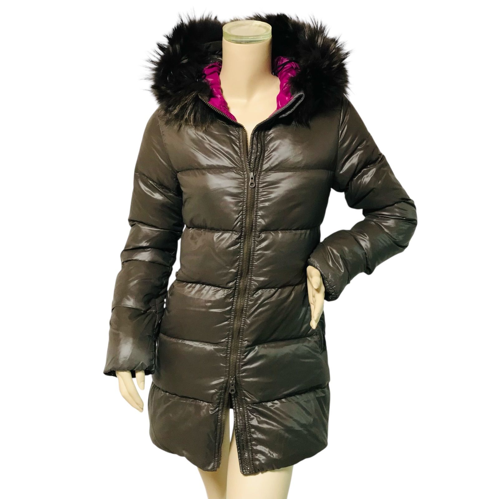 美品☆DUVETICA・デュベティカ KAPPA レディース ラクーンファー