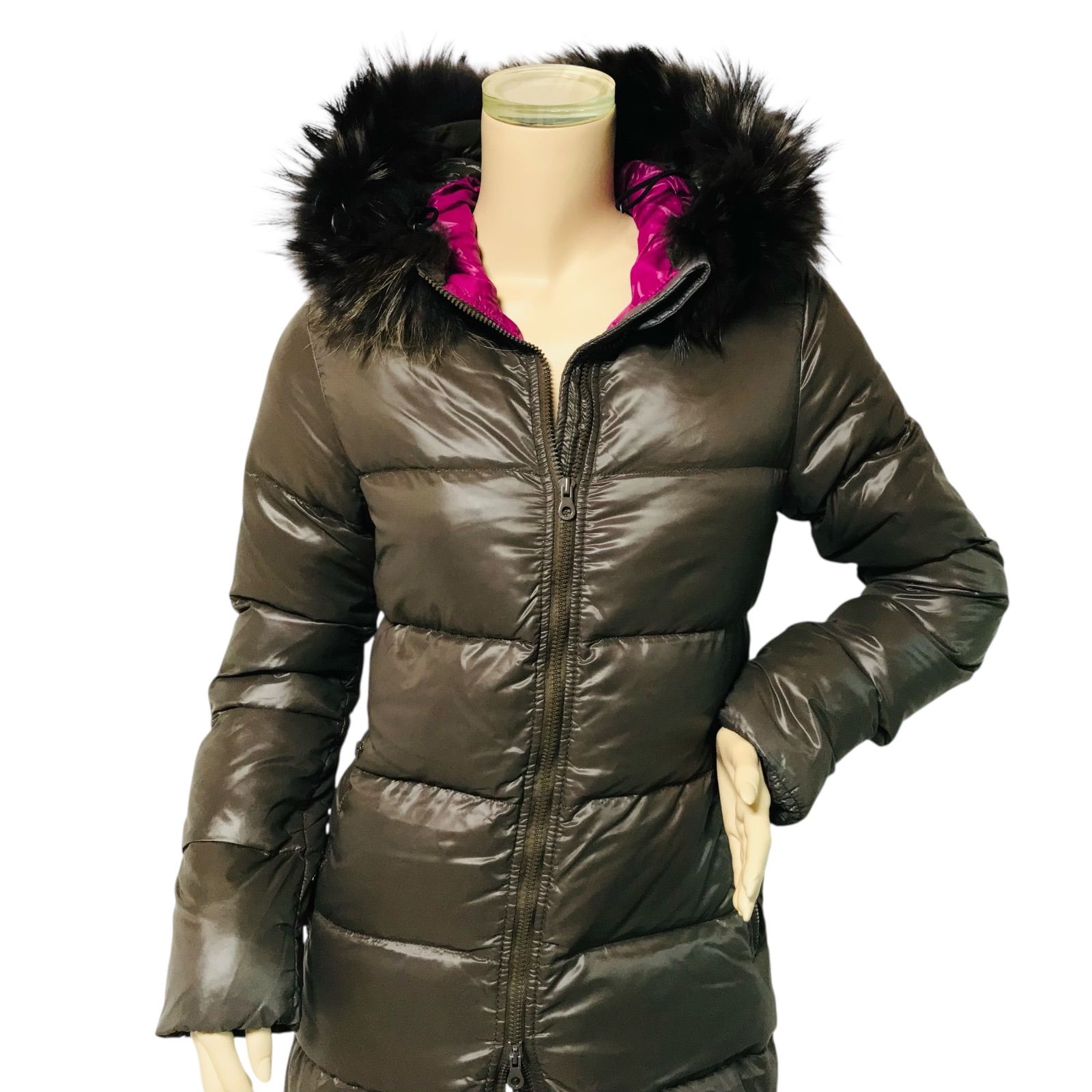 美品☆DUVETICA・デュベティカ KAPPA レディース ラクーンファー