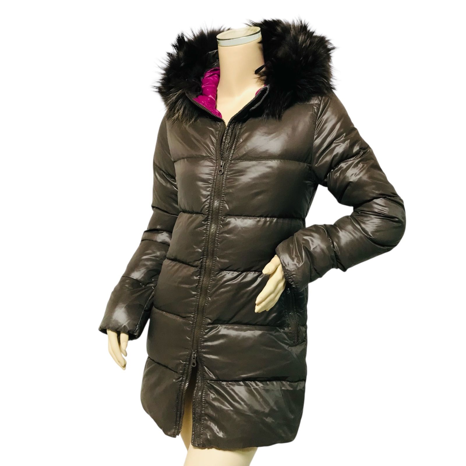 美品☆DUVETICA・デュベティカ KAPPA レディース ラクーンファー