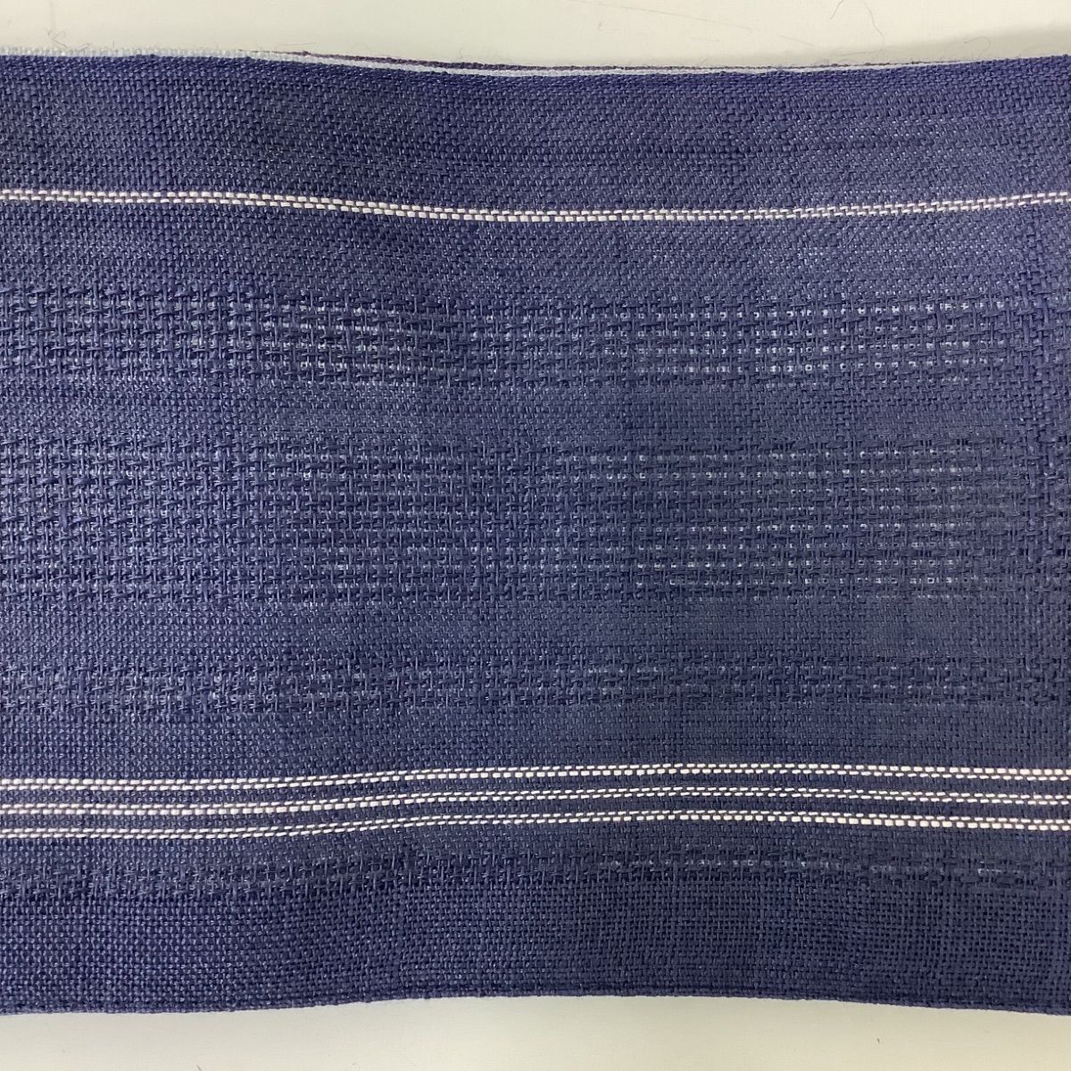 夢工房 小袋帯 半幅帯 夏帯 両面 麻100% う251011-2