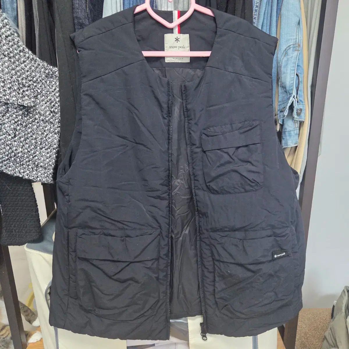スノーピーク ブラック ダウン ベスト L