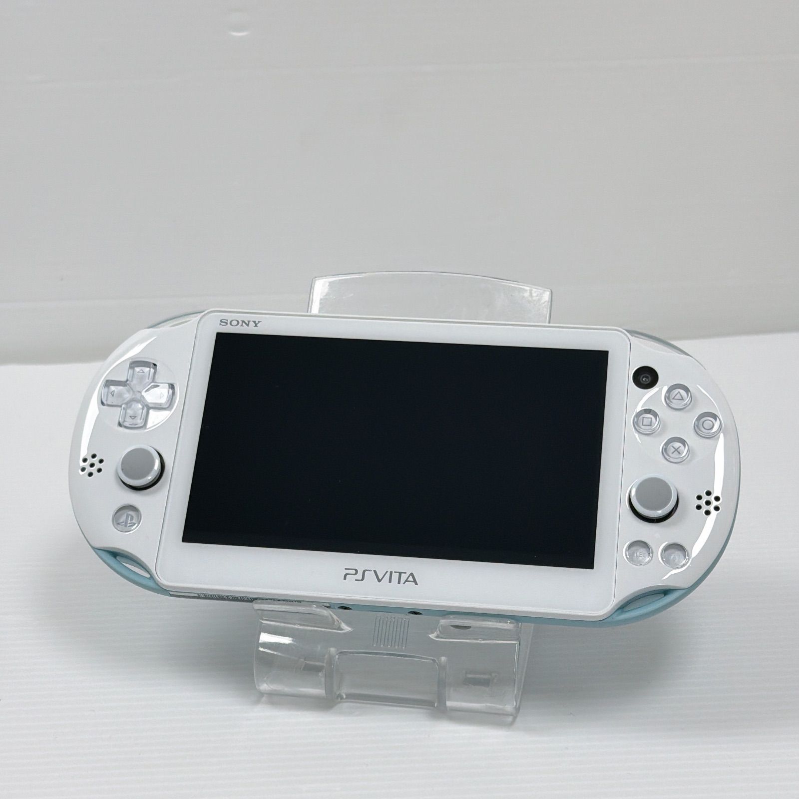 PSVITA PCH 2000 ライトブルー ホワイト PlayStation Vita FW3.55 遊べるセット 動作 済み ソニー プレイステーション psvita AR_KOOLFOOD_TN
