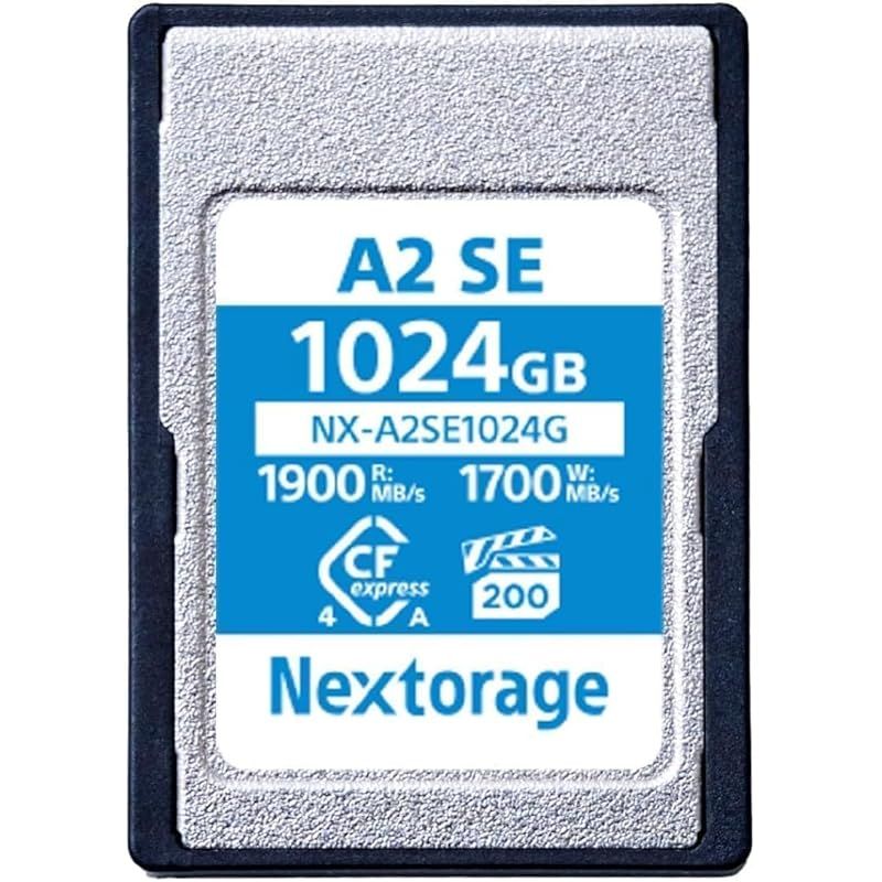 Nextorage 日本メーカー CFexpress 4.0 Type A 1024GBメモリーカード VPG200 最大読み出し速度1900MB s 最大書き込み速度1700MB s NX-A2SE1024G CF express 4.0 typea 1TB