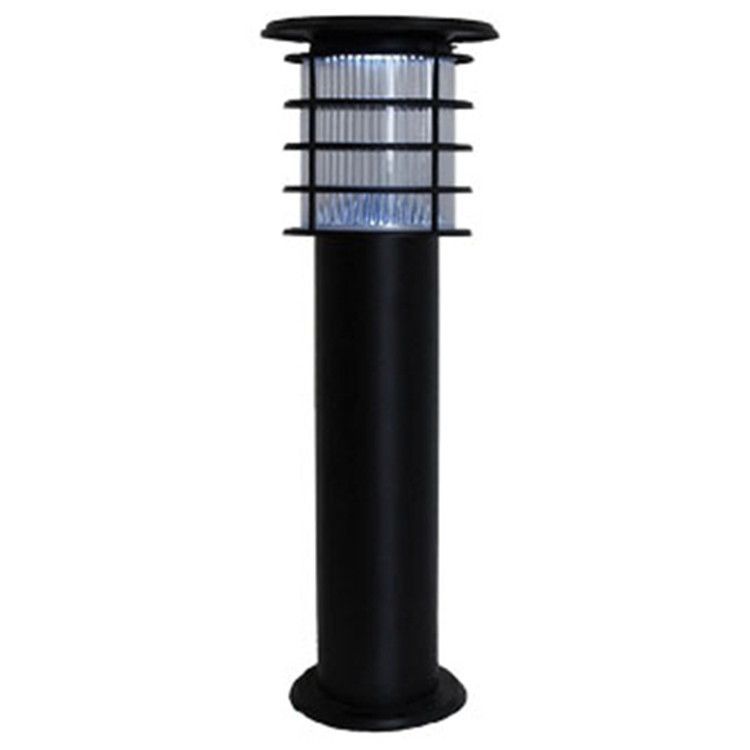 システック ソーラーポールライト 60cmタイプ 白色ブラッククリアカバー SPL-06-WHB-CL