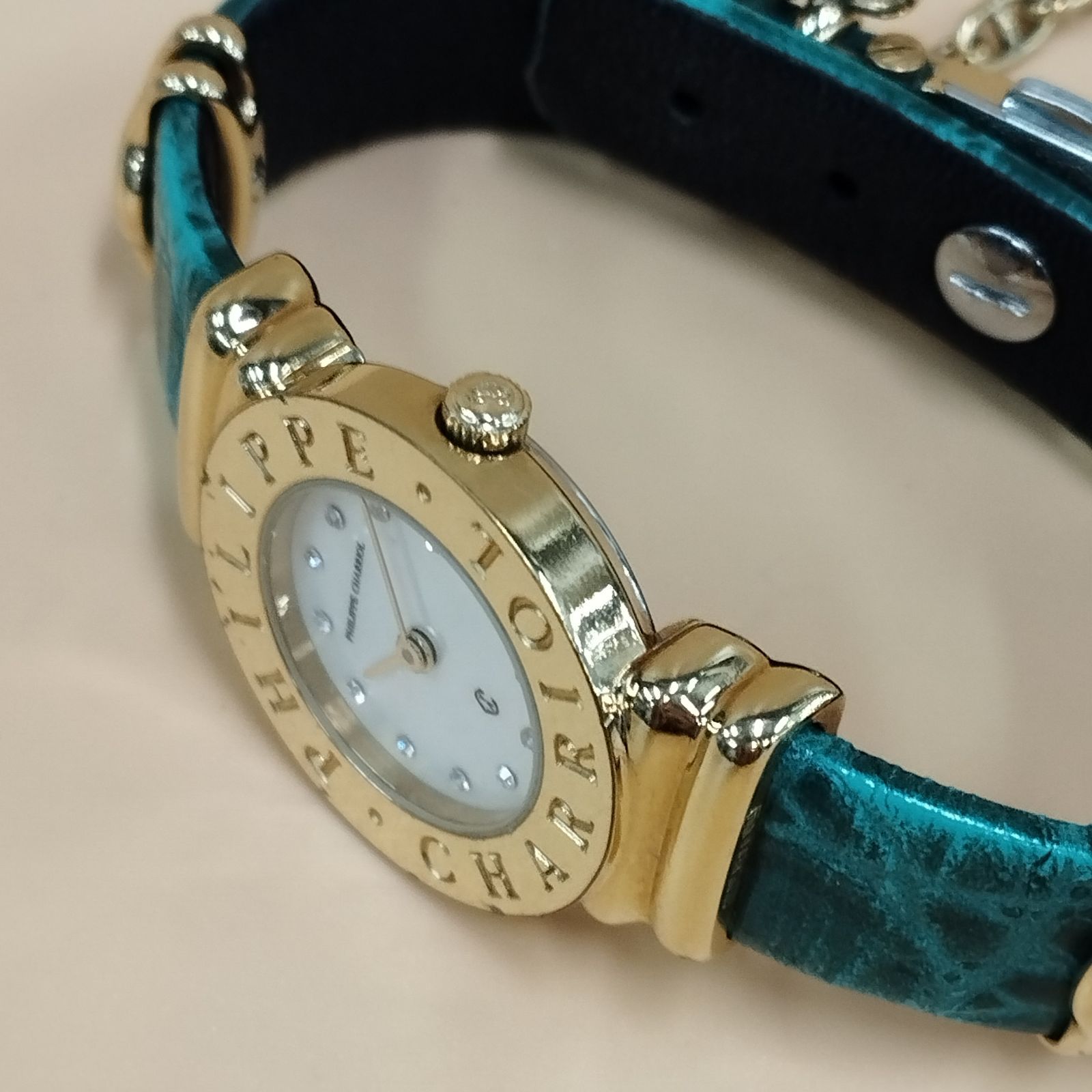 D14157]PHILIPPE CHARRIOL フィリップ シャリオール 腕時計 レディース