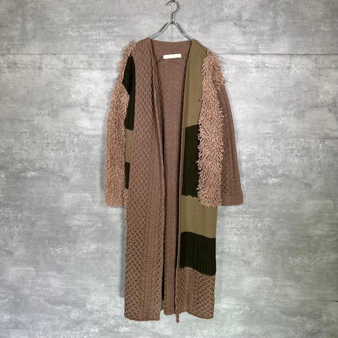 LEINWANDE ラインヴァンド ニット カーディガン ガウン LEINWANDE』ラインヴァンド (F) ロングカーディガン - メルカリ