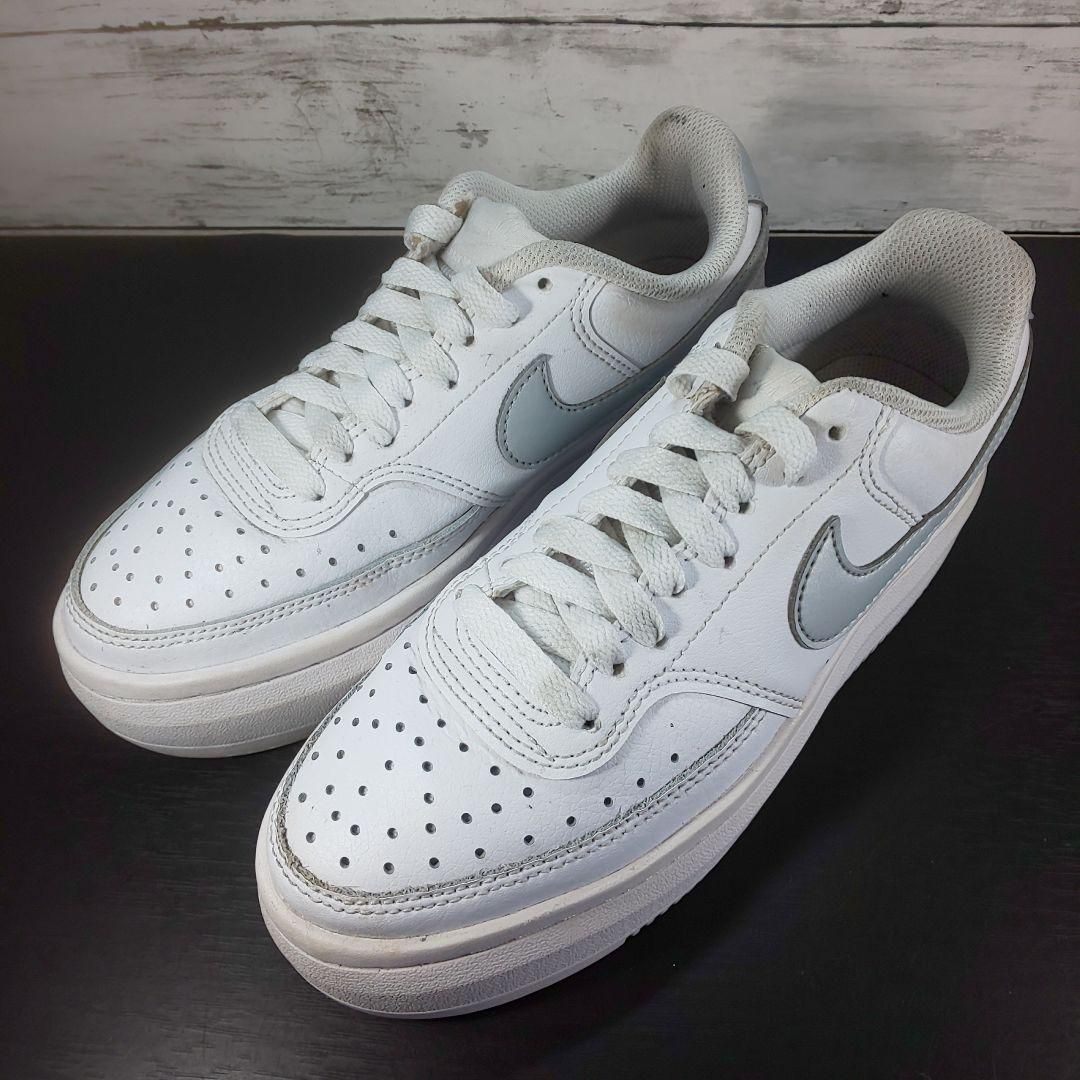 NIKE W COURT VISION ALTA LTR ナイキ ウィメンズ コート ビジョン アルタ エルティーアール 22.5cm ホワイト 白 DM0113-101 L10417