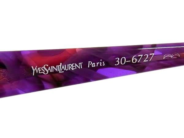 □極美品□ YVESSAINTLAURENT イヴサンローラン 30-6727 サングラス