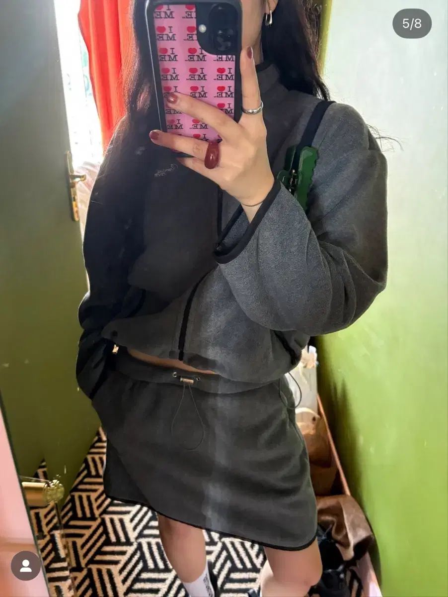 バイムード Bell Fleece ジップアップ Set ベル ジップアップ